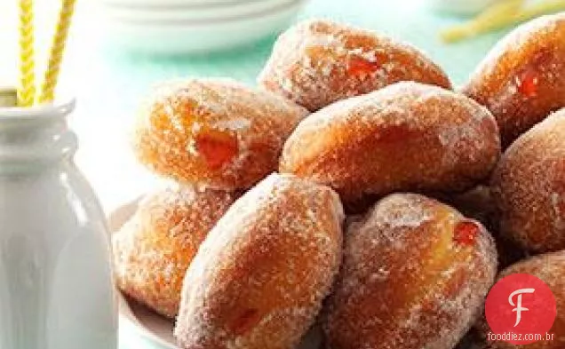 Donuts de geléia alegre