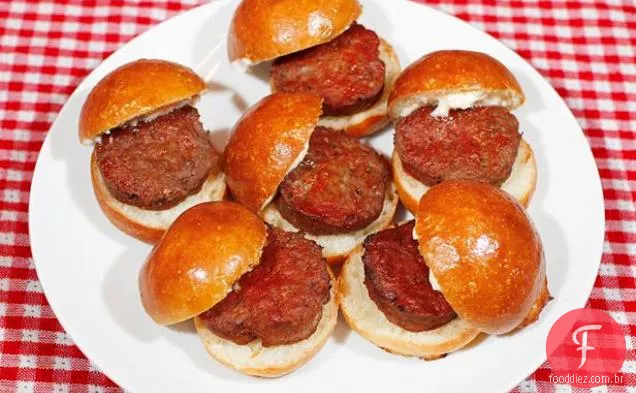 Controles deslizantes de bolo de carne