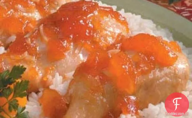 Frango Picante com Damasco