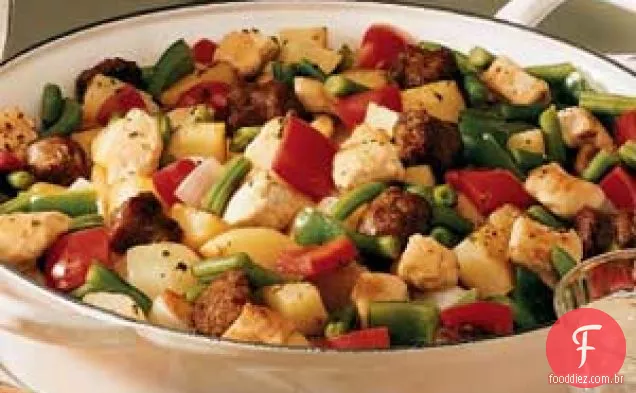 Salsicha De Frango Refogada