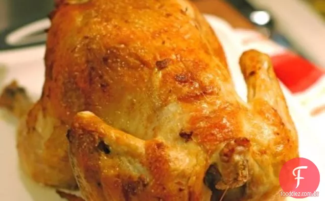 Frango Assado Com Páprica E Chalotas