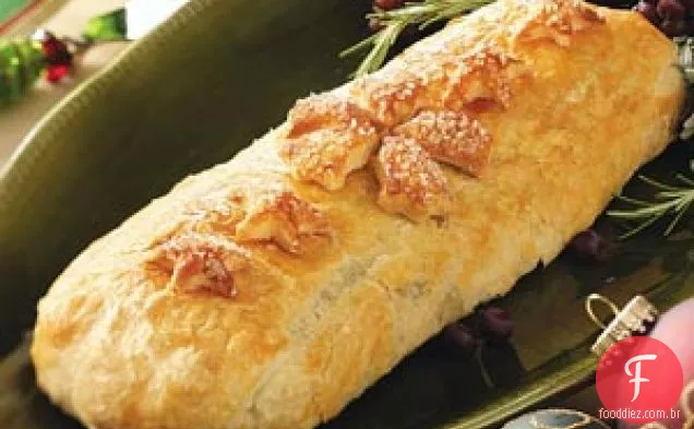 Havarti com ervas em massa