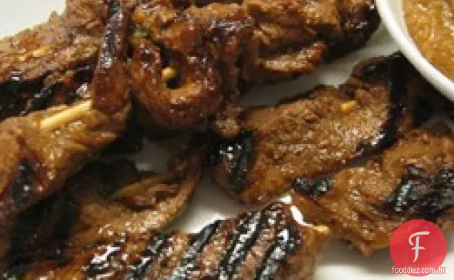 Espetos De Carne Asiáticos