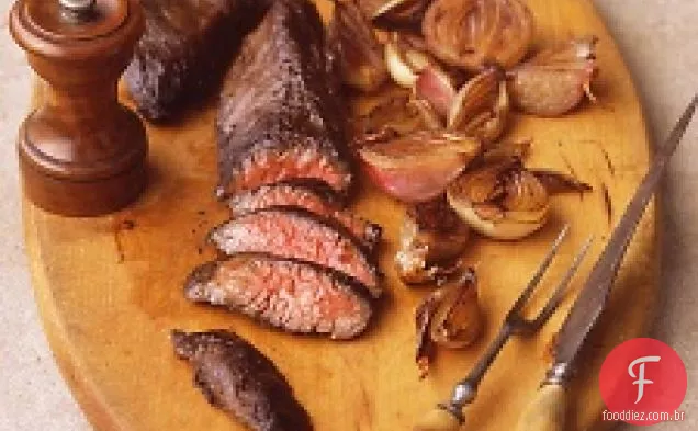 Bife Cabide Com Chalotas
