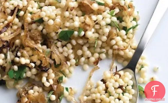 Cuscuz Israelense Com Salsa E Chalotas