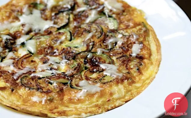 Abobrinha-chalota Frittata