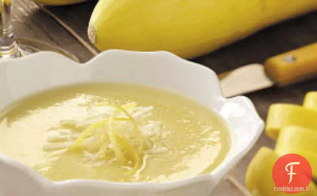Sopa de abóbora amarela