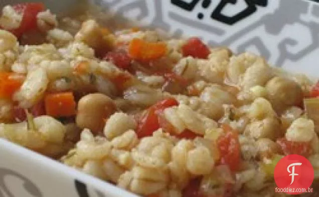 Sopa de Cevada Vegetal do Beaker