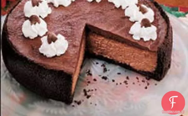 Cheesecake de trufa de chocolate