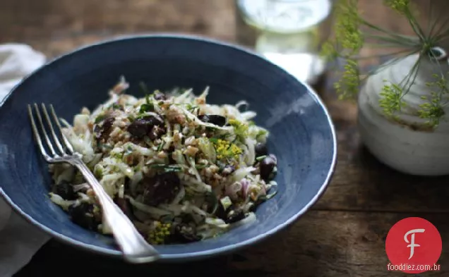 Salada Tripla De Erva-Doce E Espelta