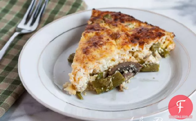 Quiche De Espargos Com Cogumelos E Chalotas