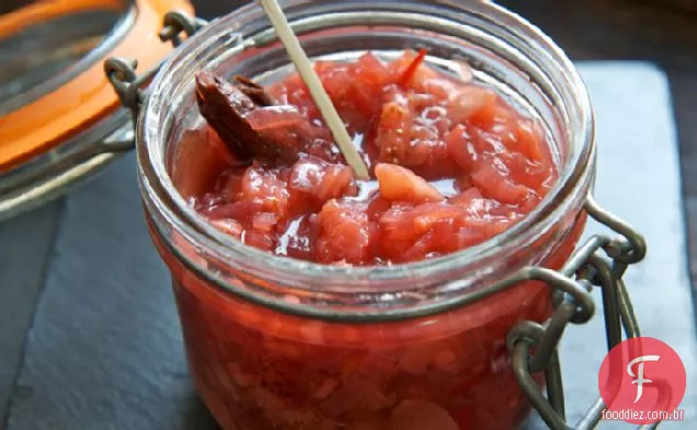 Cal, Amêndoa E Morango Chutney