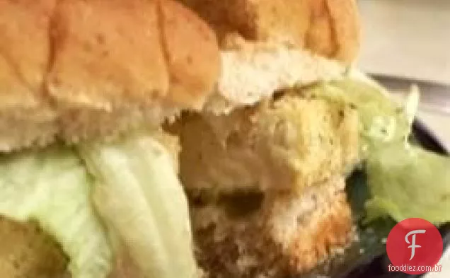 Sanduíches de Filé de 'Peixe' com Tofu