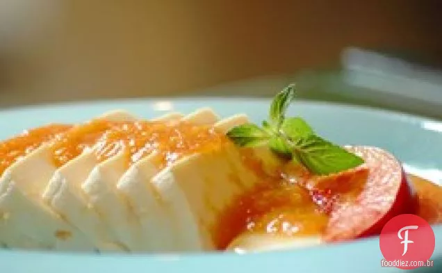 Delicado Tofu em Molho de Damasco e Mel