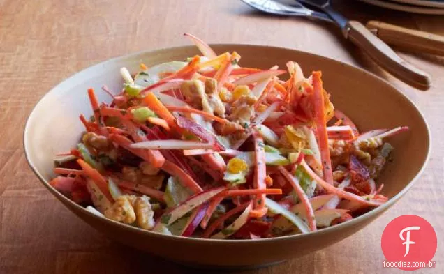 Salada Waldorf com Bacon