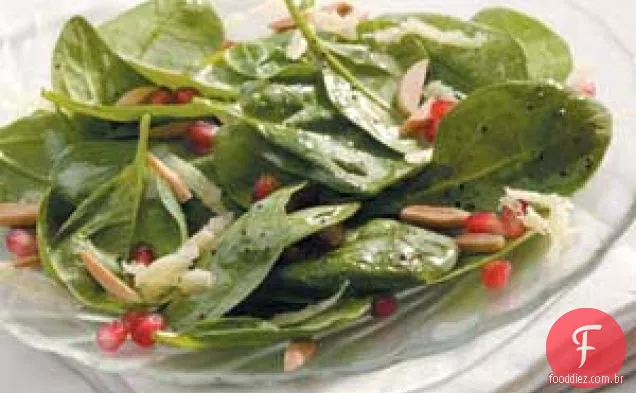 Salada de Espinafre com Romã
