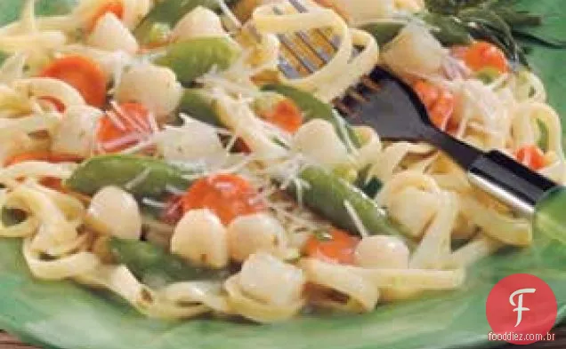 Fettuccine de Vieira Picante