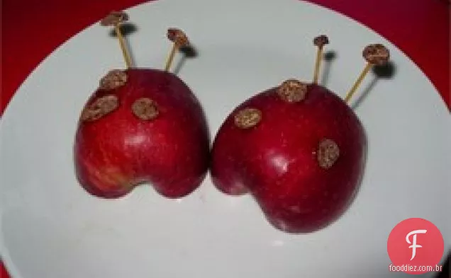 Guloseimas de joaninha de maçã