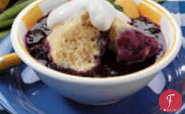 Mirtilos e bolinhos
