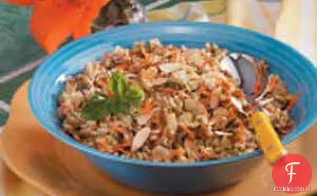 Pilaf de três grãos