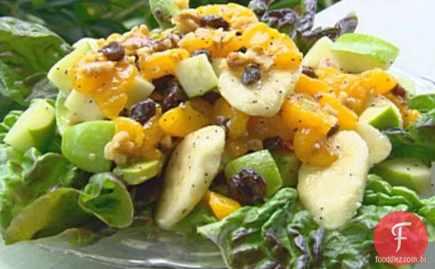 Salada de Frutas com Molho de Mel