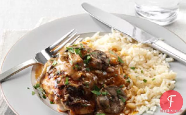 Coxas de frango com páprica