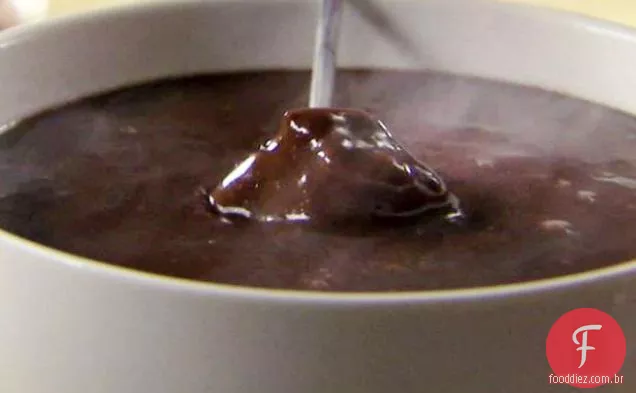 Fondue de chocolate salgado