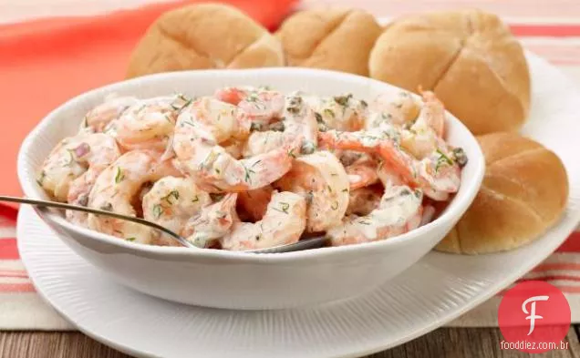 Salada de Camarão Assado
