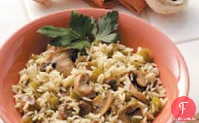 Arroz com Cogumelos