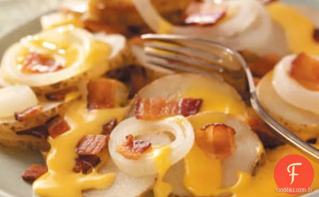 Pacote de batata com queijo