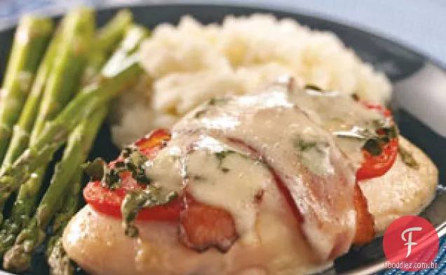 Frango Caprese com Bacon