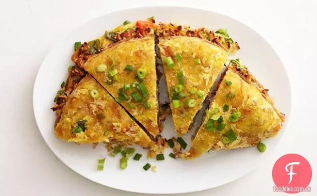 Omelete de Hash Brown Ocidental