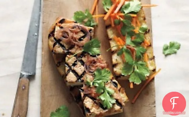 Sanduíches De Tofu Grelhados