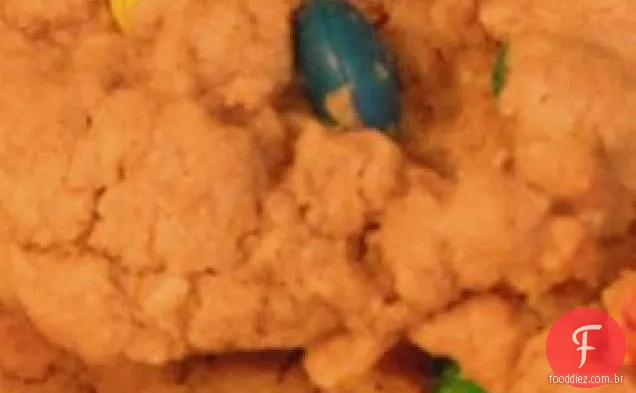 Monster Scotchies (uísques de aveia da Vovó Jean com M&M)