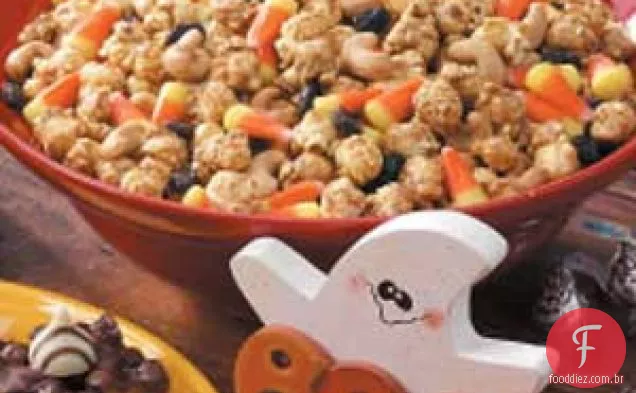Mistura de lanche de Halloween