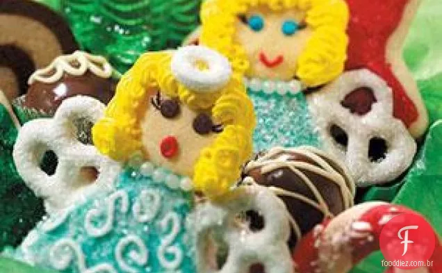 Anjos de biscoitos celestiais