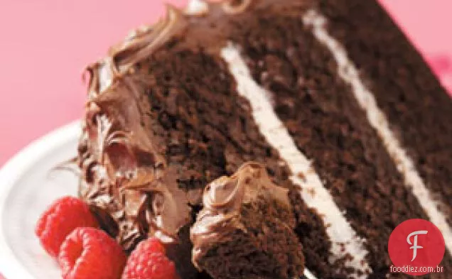 Bolo De Chocolate De Framboesa