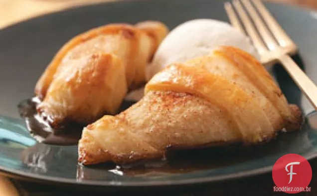 Torções de especiarias com pêra e adiço