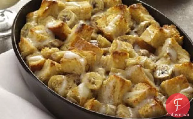 Pudim De Pão De Banana