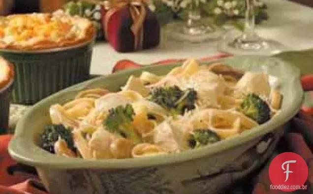 Fettuccine De Frango Com Brócolis