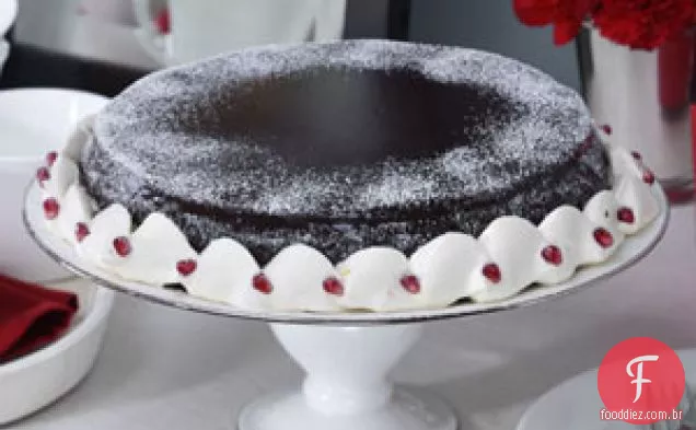 Bolo Sem Farinha De Chocolate Amargo