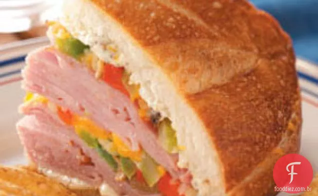 Sanduíche de Presunto e Queijo