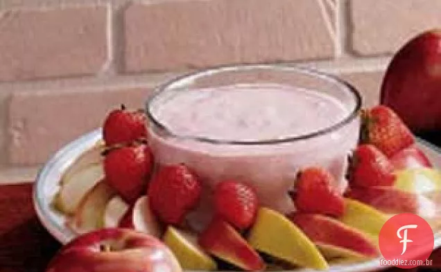 Molho de Iogurte de Morango
