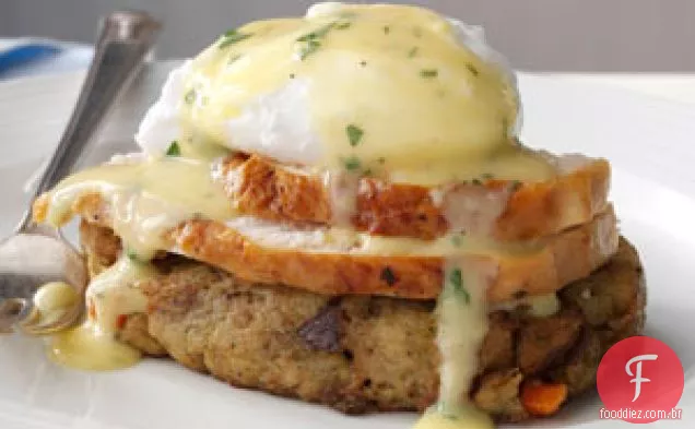 Ovos Benedict de Peru e Recheio