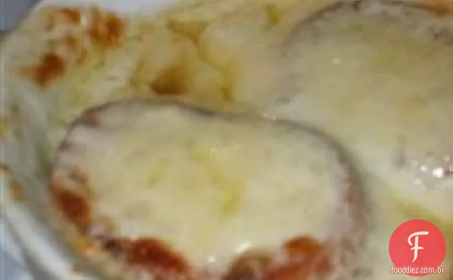 Sopa de cebola francesa ao estilo do sul