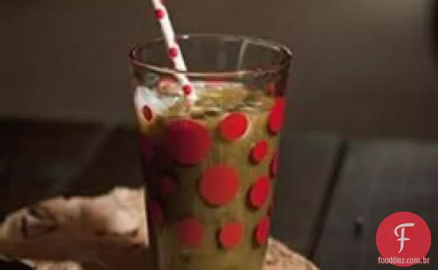 Smoothie verde refrescante de inverno