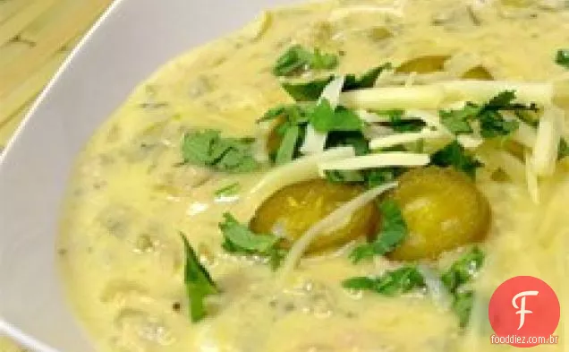 Sopa de Pimenta Verde da Patricia