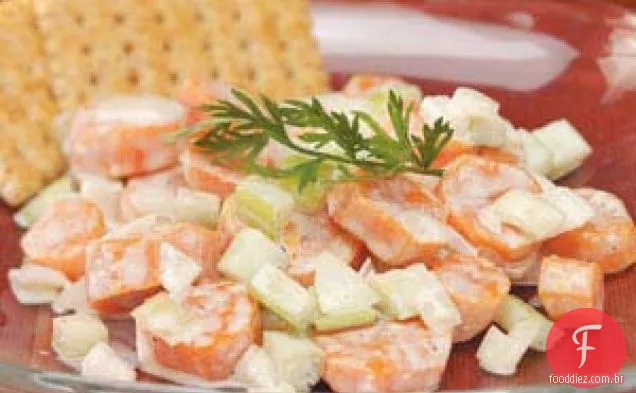 Salada de cenoura picante