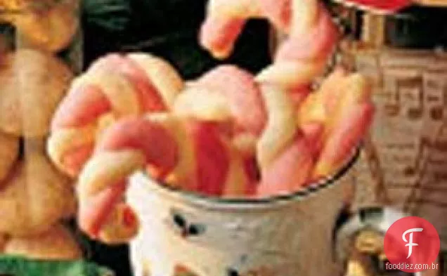 Biscoitos de manteiga de bengala doce