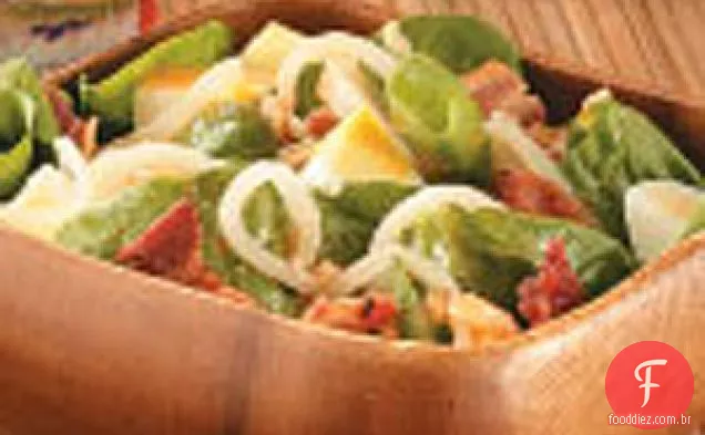 Salada Coreana de Espinafre